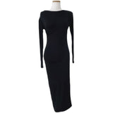 Women Dresses Long Sleeve Dress Autumn Hip Skirt