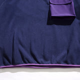 Unisex Winter Cotton Coat Three-Dimensional Pocket Decoration Stand Collar Sweater Retro Half-Open Collar