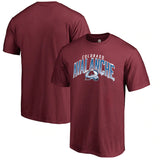 NHL T-Shirts NHL Avalanche Ice Hockey Suit T-Shirt Sports Loose T-Shirt Short Sleeve