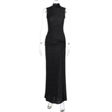 Women Dresses Spring Turtleneck Dress