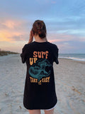 Surf Up Take It Easy Printed Tshirt Women Hip Hop Summer Top