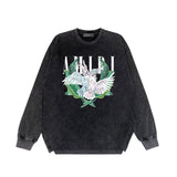 Amiri Long-Sleeve Shirt Vintage Washed and Worn Vintage Long Sleeve T-shirt