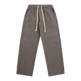 Men Sweatpants Casual Trousers Men's Loose Solid Color Straight Long Pants Wide Leg Track Pants