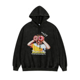 Men Hoodie Retro Couple Hooded Sweater