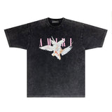 Amiri T-Shirt Distressed Retro Short Sleeve T-shirt