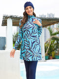 Muslim Bathing Suits Muslim Swimwear Printed Women Swimsuit Women Beach Swimsuit Burkini
