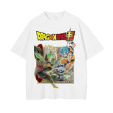 2024Men Dragon Ball Z T Shirt Anime Japanese Printed T-shirt