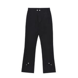 Men Sweatpants Solid Color Casual Wide Leg Pants Straight Loose Long Pants