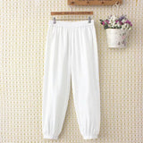 Women Sweatpants Summer Ankle-Tied Exercise Casual Pants