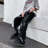 Women Sweatpants Loose Straight Sweatpants Vintage Sports Trousers Men