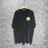 Amiri T Shirts Washed and Worn Retro Short Sleeve T-shirt