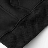 Unisex Winter Cotton Coat Letter Embroidered Hoodie Vintage Loose High Collar Top