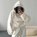 Women Trench Coat Cashmere Hoodie Coat Autumn and Winter Leisure