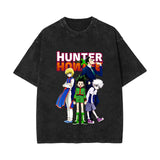 Full-time hunter T-shirt short-sleeved summer washed old top loose
