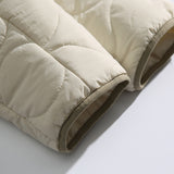Unisex Winter Cotton Coat Retro Three-Dimensional Pocket Cotton Jacket
