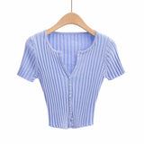 Women Sweater Knit Wear Vintage Knitted Cardigan Women's V-neck Top