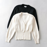 Women Sweater Knitwear V-neck Knitted Cardigan Female Autumn and Winter Loose Sweater Coat