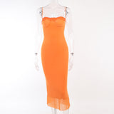 Women Dresses Autumn Sexy Long Dress Elegant Slim Lace Sling Dress