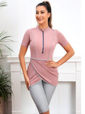Muslim Bathing Suits Muslim Swimwear Short Sleeve Women Swimsuit Women Beach Swimsuit Burkini