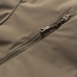 Unisex Winter Cotton Coat Zipper Pocket Hooded down Jacket Vintage Loose and Warm down Jacket