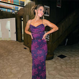 Women Dresses Sexy Suspenders Backless Dress