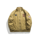 Unisex Winter Cotton Coat Winter Stand-up Collar Cotton-Padded Clothes Retro Loose and Warm Cotton-Padded Jacket