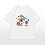 Women Oversized Streetwear Graphic Tees Korean Kawaii