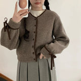 Women Knitwear Autumn and Winter V-neck Sweaters Cardigan