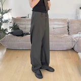 MIJKO Men's Vintage Pants MIJKO straight-leg trousers men's and women's cotton casual trousers