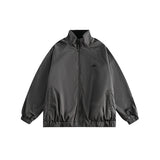 Unisex Jacket Vintage Double-Sided Men's Stand Collar Spring and Autumn Coat