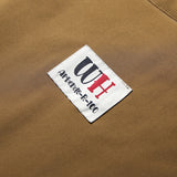 Unisex Winter Cotton Coat Zipper Pocket Decoration Stand-up Collar Cotton-Padded Clothes Vintage Loose Cotton Coat