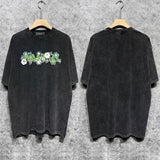 Amiri T-shirt Washed and Worn Retro Short Sleeve T-shirt