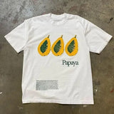 Summer New Fashion Retro T Shirt Fun Fruit Print T-Shirt