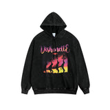 Men Hoodie Retro Hiphop Printed Hoodie Men's and Women's Loose Vibe Style Hoodie