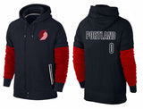 NBA Hoodie Sweater Men's NBA Basketball Suit Cardigan Zip-Breasted Hoodie