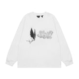 Vlone Sweatshirts Autumn and Winter Fog Big V Letter