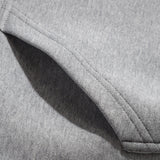 Unisex Winter Cotton Coat Letter Embroidered Top Retro Pullover Sweatshirt