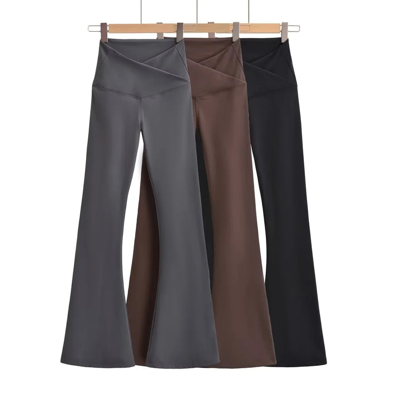 Women Sweatpants Yoga Pants Bell-Bottom Pants