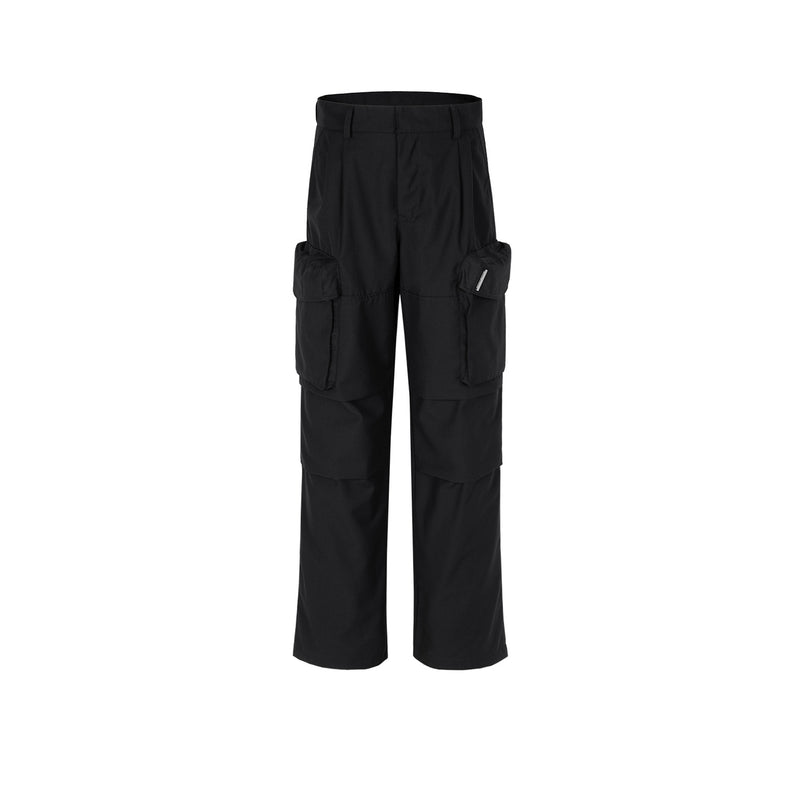 MIJKO Men's Vintage Pants MIJKO Men's Women's Tooling Pants Pleated Casual Pants