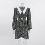 Women Dress Puff Sleeve Floral Dress