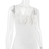 Women Dresses Sexy Lacing Slim Fit Skirt Sling Dress (Bla0420)