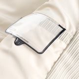 Unisex Winter Cotton Coat Solid Color Embroidered Logo Stand-up Collar Cotton-Padded Clothes Vintage Loose Cotton Coat