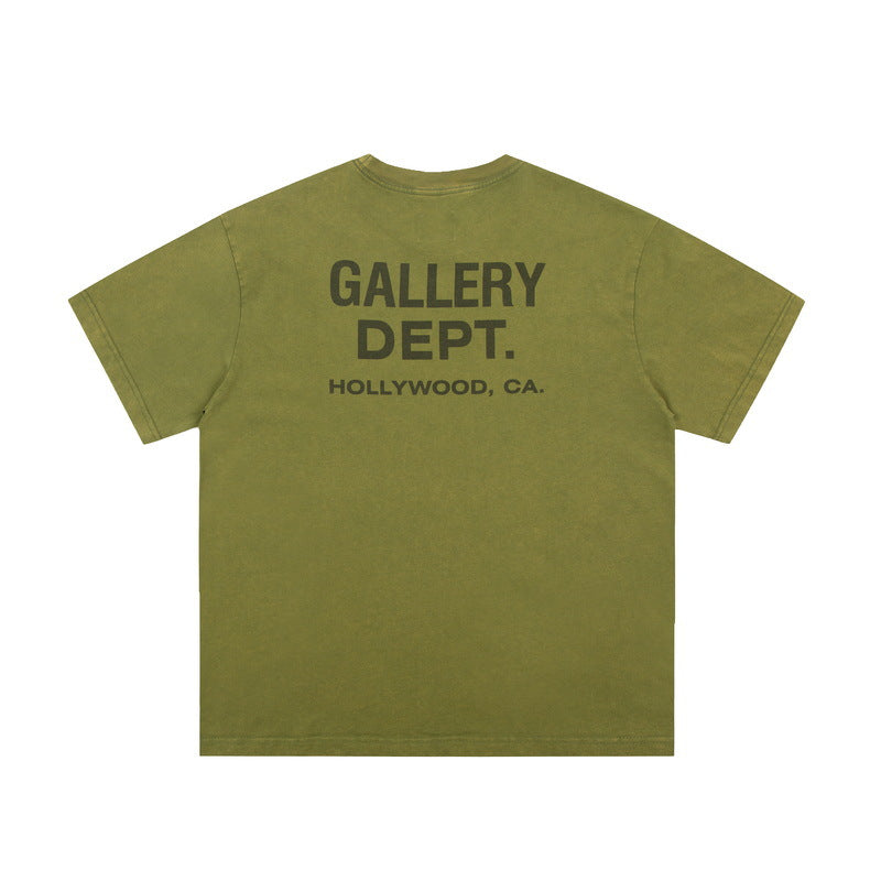 Gallery Dept T Shitrs Short Sleeve Half Sleeve Green