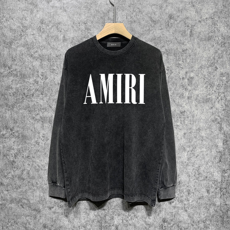 Amiri Long-Sleeve Shirt Vintage Vintage Vintage Long Sleeve T-shirt