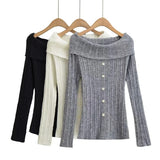 Women Sweater Knitwear Autumn Winter Coat Cashmere-like Sweater