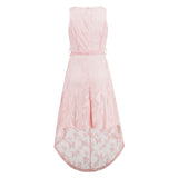 Women Date Dress Summer Butterfly Embroidery Mesh Lace Dress