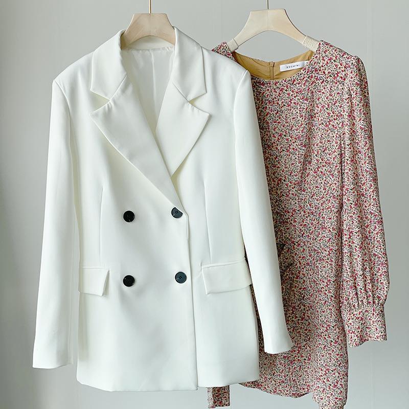 Women Suits Jacket Double Breasted Suit