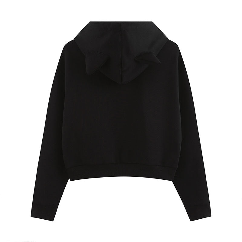 Women Hoodie Demon Loose-Fitting Hoodie