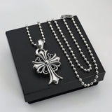 Chrome Hearts Necklace Classic Cross Flower Design Men's and Women's Necklaces