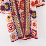 Women Sweater Knit Wear Loose Hooded Sweater Coat